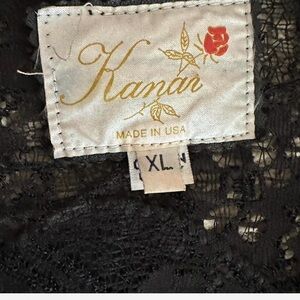 KanCan Black Lace Trench Coat